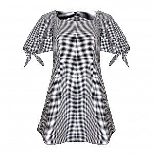 Houndstooth Mini Dress