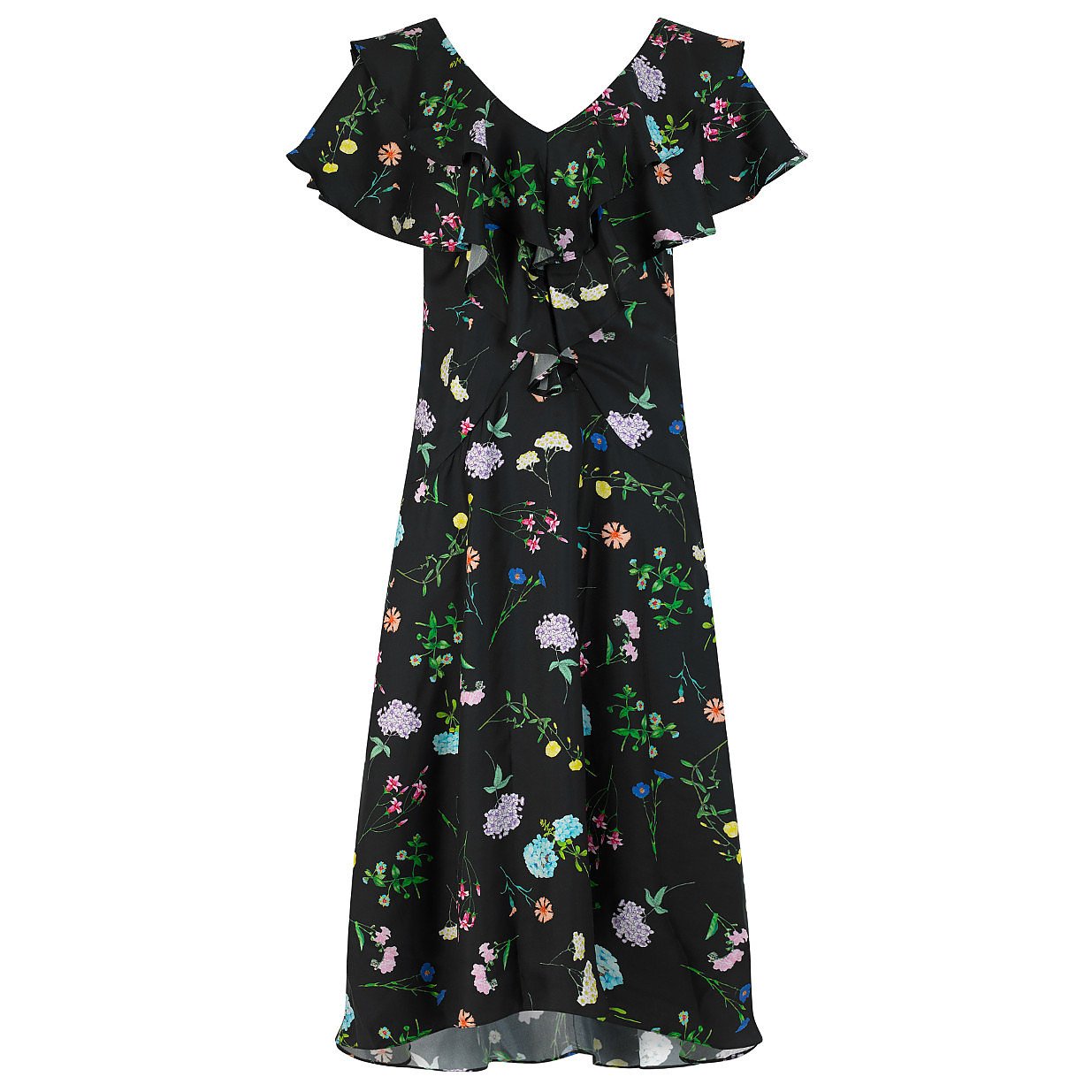 Paper London Maeva Ruffle Floral Dress