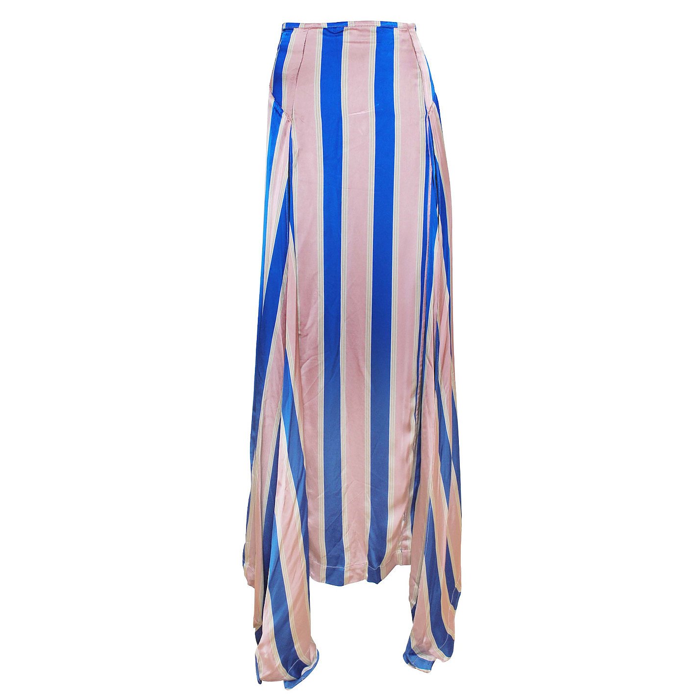 Paper London Sailor Skirt In Stripes And Sails