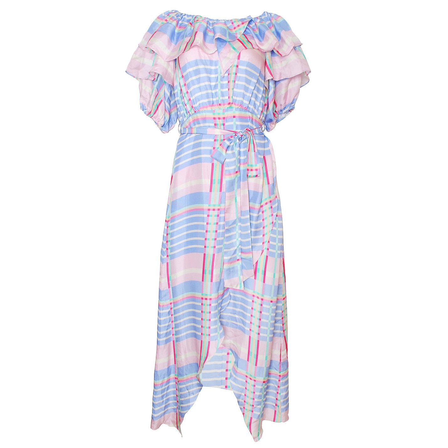 Paper London Ruffled Midi Dress