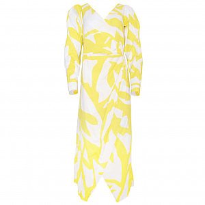 Printed Wrap Dress